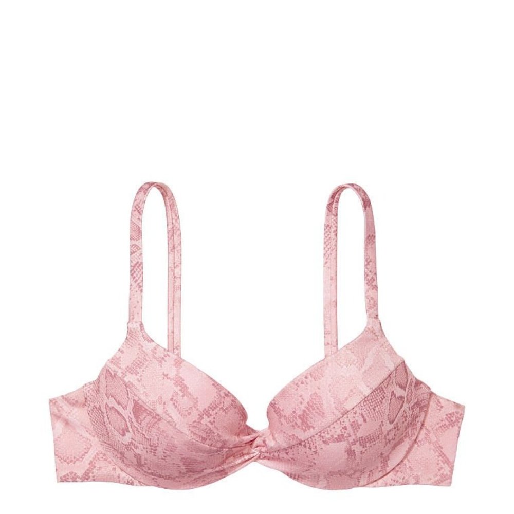 VICTORIA'S SECRET SWIM Twist Removable Push-Up Bikini Top 32B NWT